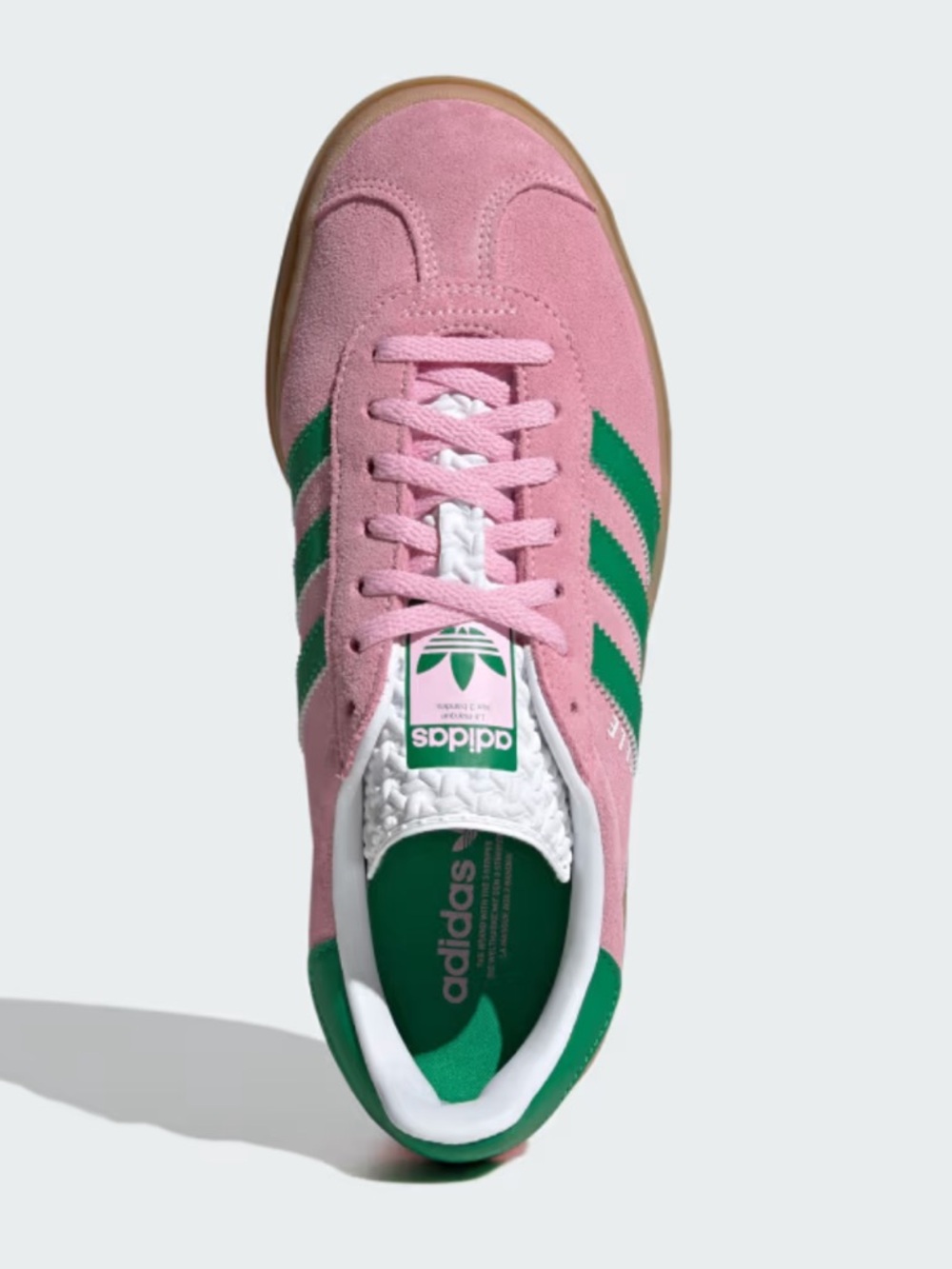 adidas Gazelle Bold True Pink / Green / Cloud White - Picture 7 of 13